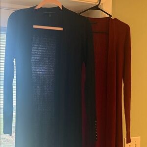 White House Black Market duster sweaters